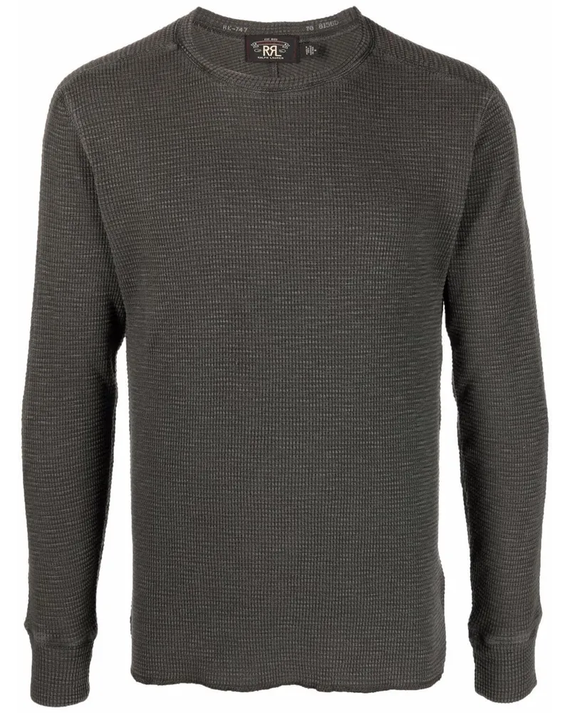 Ralph Lauren Pullover mit Waffelstrick-Muster - Grau Grau