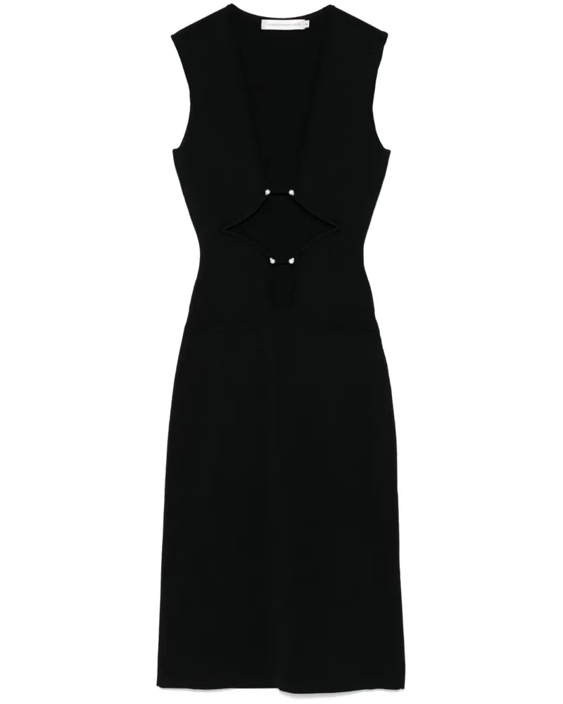 Christopher Esber Bracket Midikleid - Schwarz Schwarz