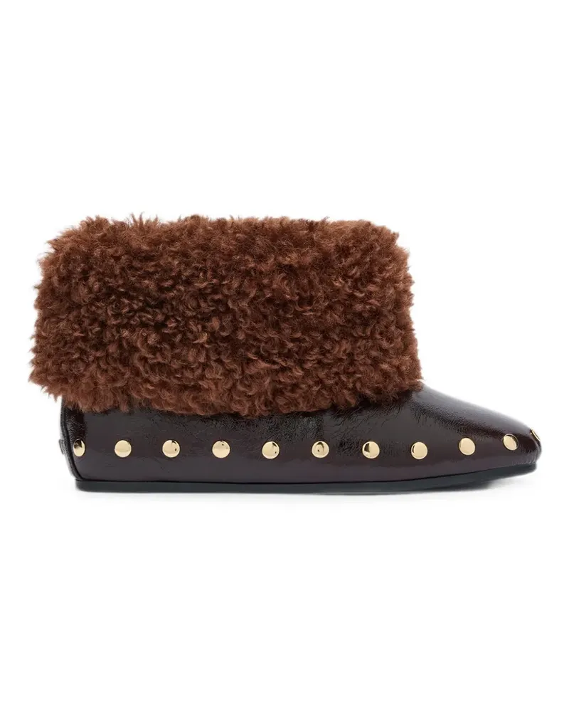 Ganni Jenny Stiefel in Braun Braun