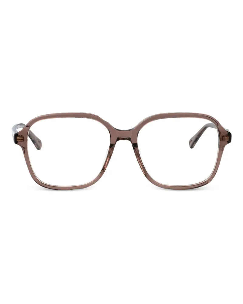 Chloé Brille mit eckigem Gestell - Grau Grau