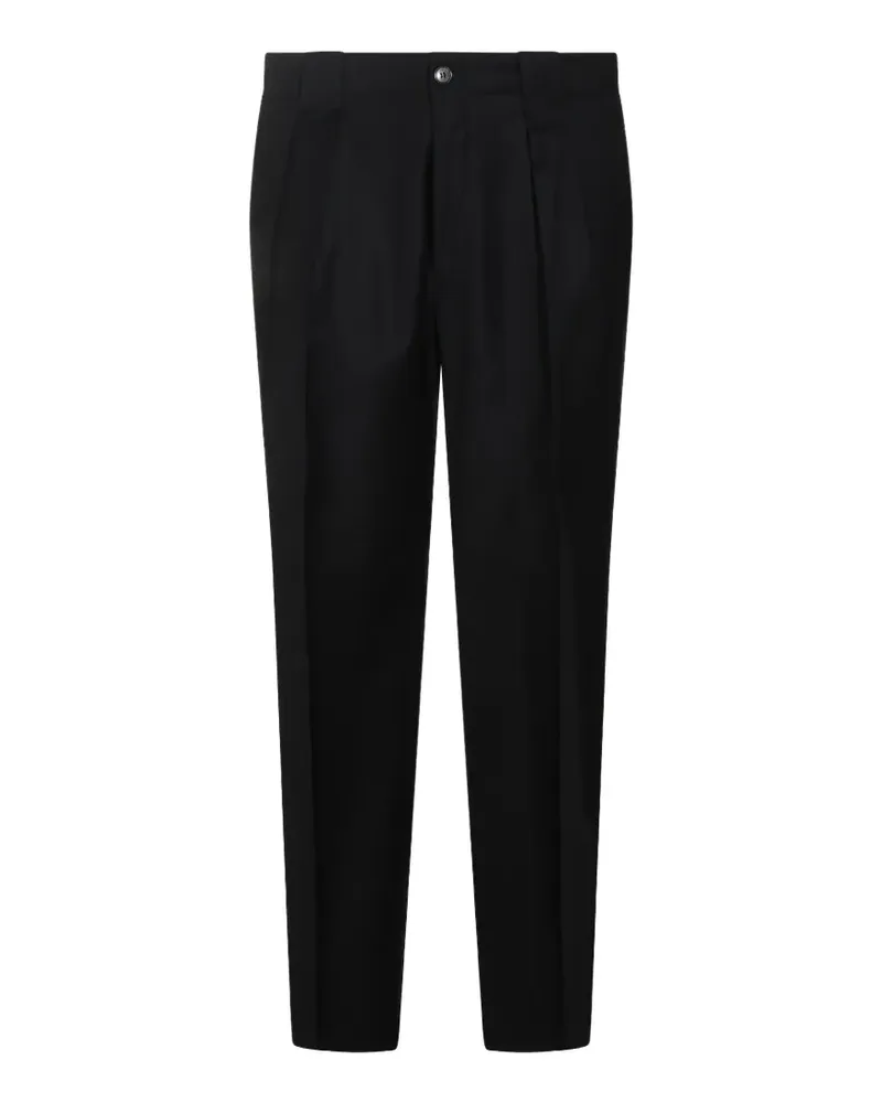 Incotex Plissierte Hose - Schwarz Schwarz