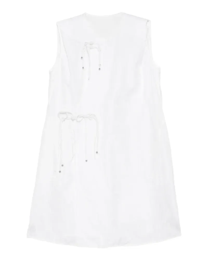 JNBY Ärmelloses Kleid mit Blumenstickerei - Weiß Weiß