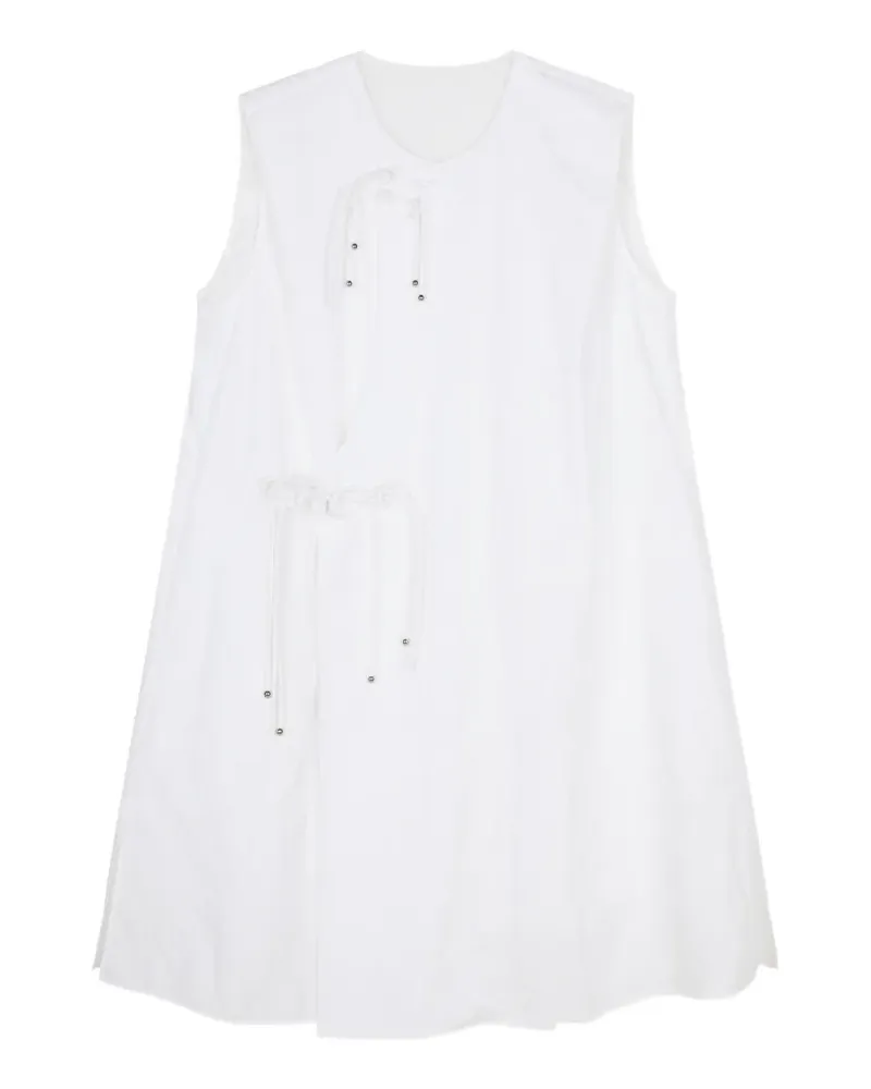 JNBY Ärmelloses Kleid mit Blumenstickerei - Weiß Weiß