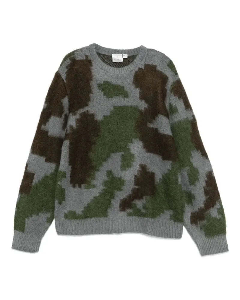 GRAMICCI Pullover mit Camourflage-Muster - Grau Grau