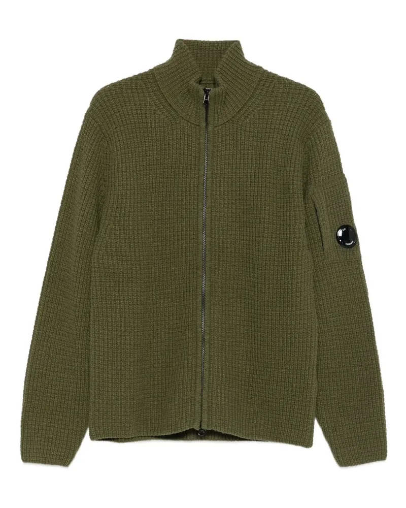 C.P. Company Gerippter Cardigan - Grün Grün