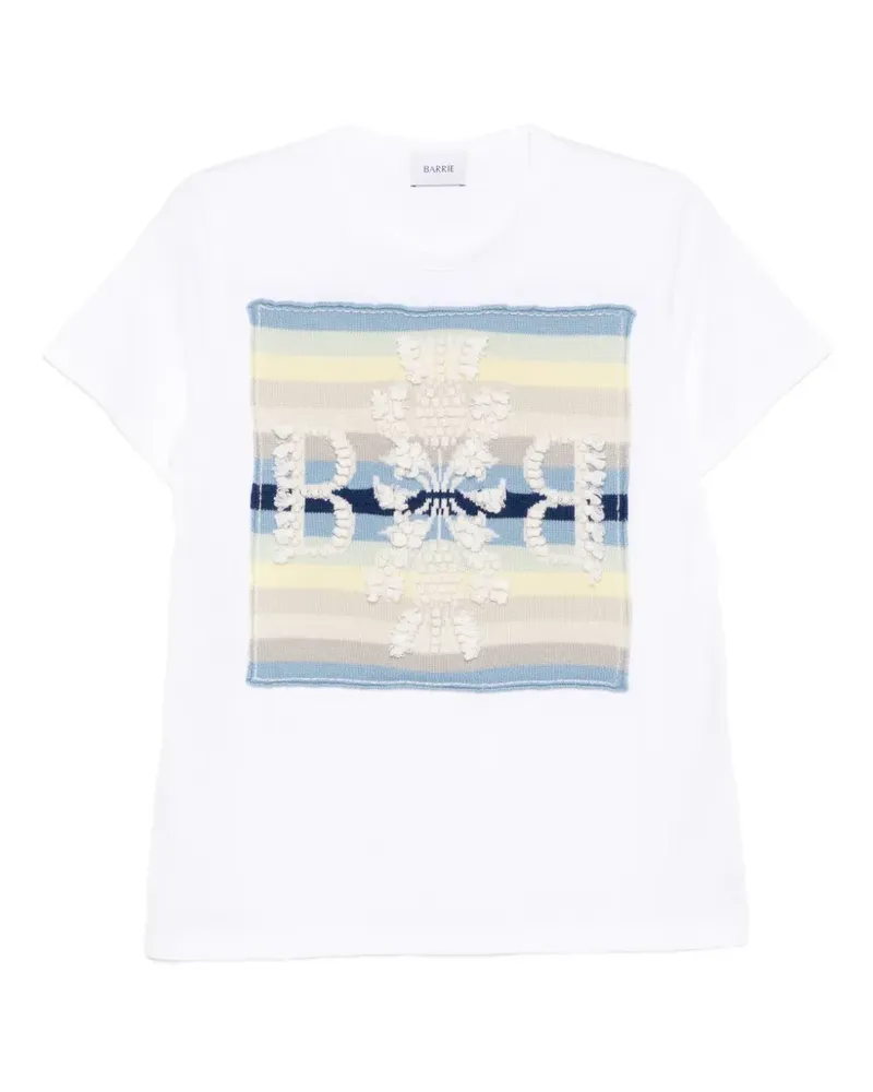 Barrie T-Shirt aus Kaschmir - Weiß Weiß