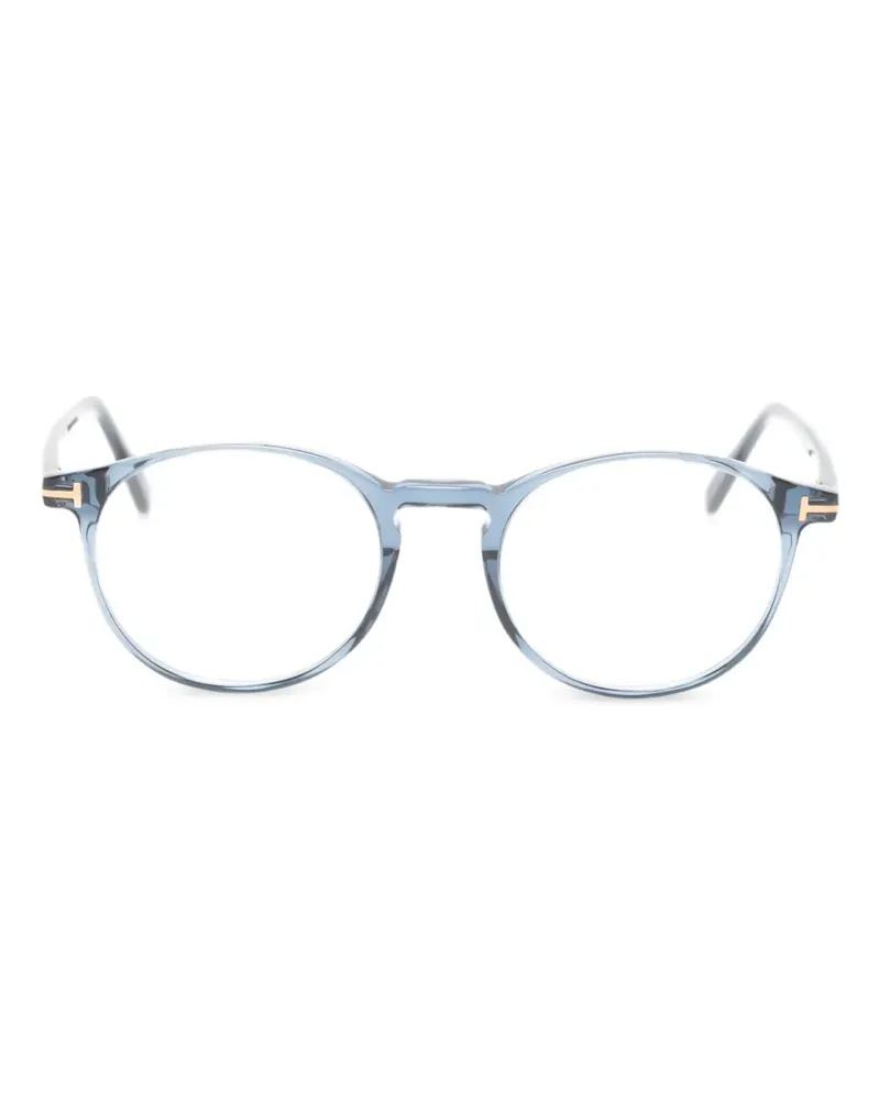 Tom Ford Brille mit rundem Gestell - Blau Blau