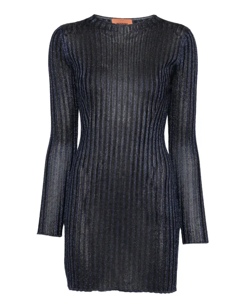 Missoni Geripptes Strickkleid - Schwarz Schwarz