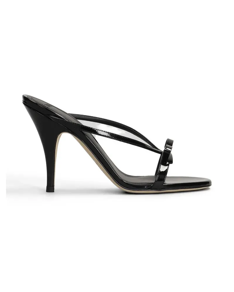 3JUIN Natalia bow-detail crossover-strap sandals - Schwarz Schwarz