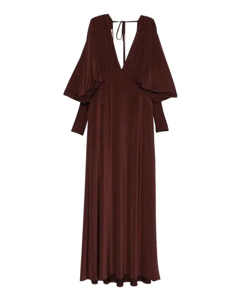 Raquel Diniz Langärmeliges Maxikleid - Violett Violett