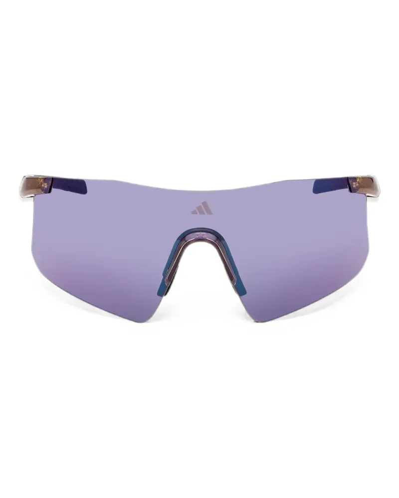 adidas Sonnenbrille mit geometrischem Gestell - Violett Violett