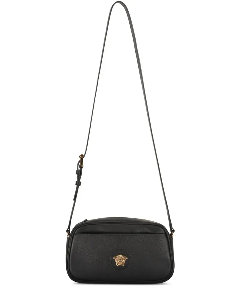Versace Umhängetasche aus Leder - Schwarz Schwarz