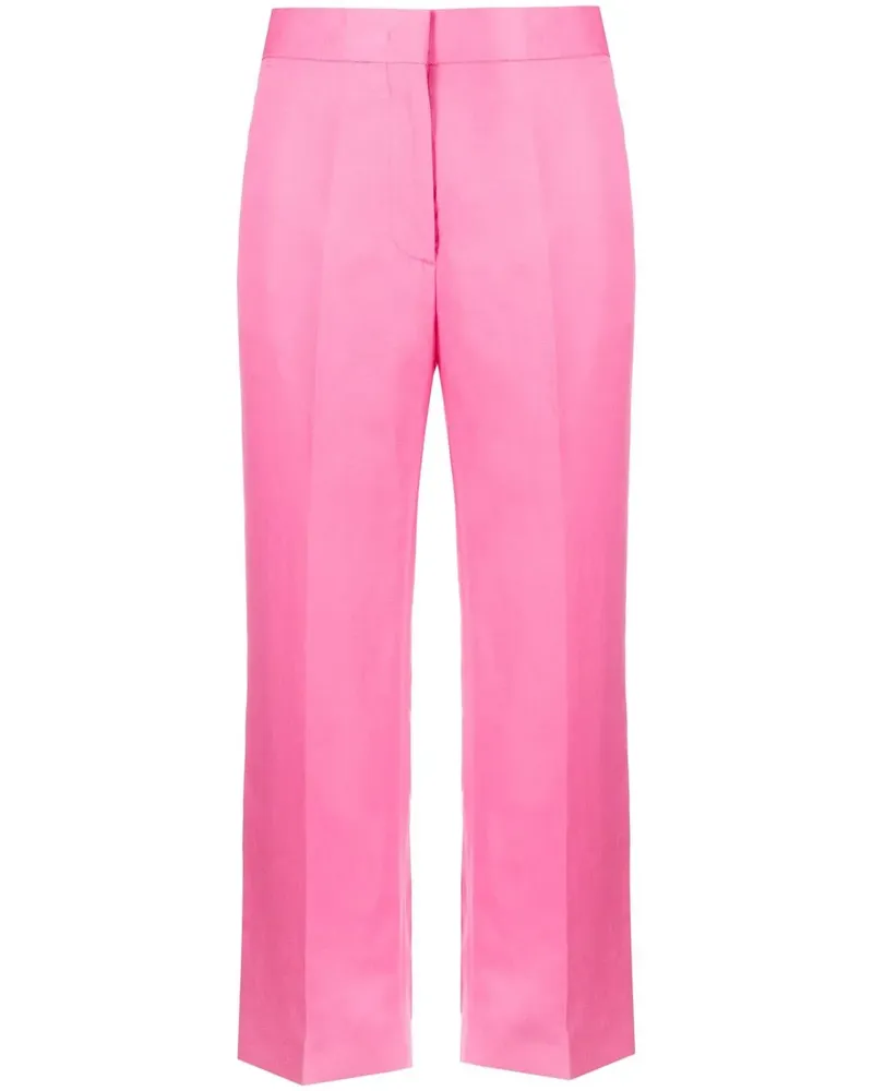 MSGM Klassische Cropped-Hose - Rosa Rosa
