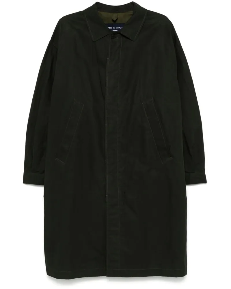 Comme des Garçons Einreihiger Mantel - Grün Grün