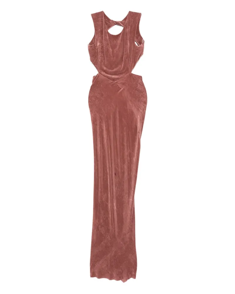 Rick Owens open-back gown - Rosa Rosa