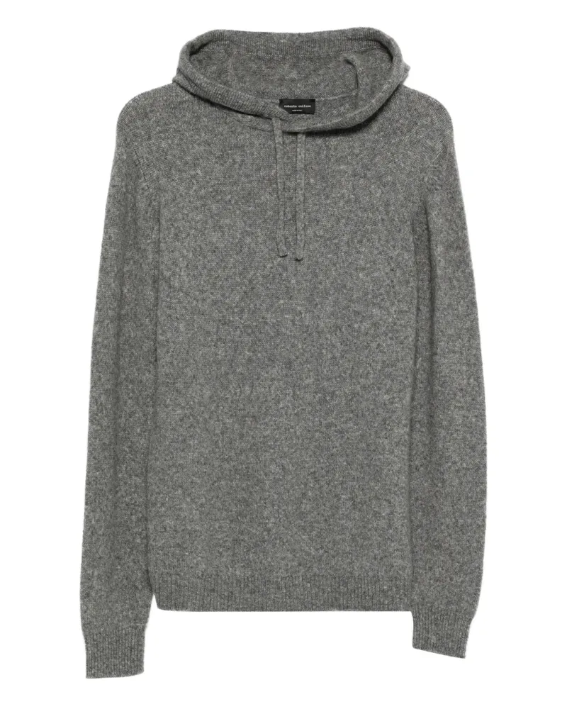 Roberto Collina hooded knitwear sweater - Grau Grau