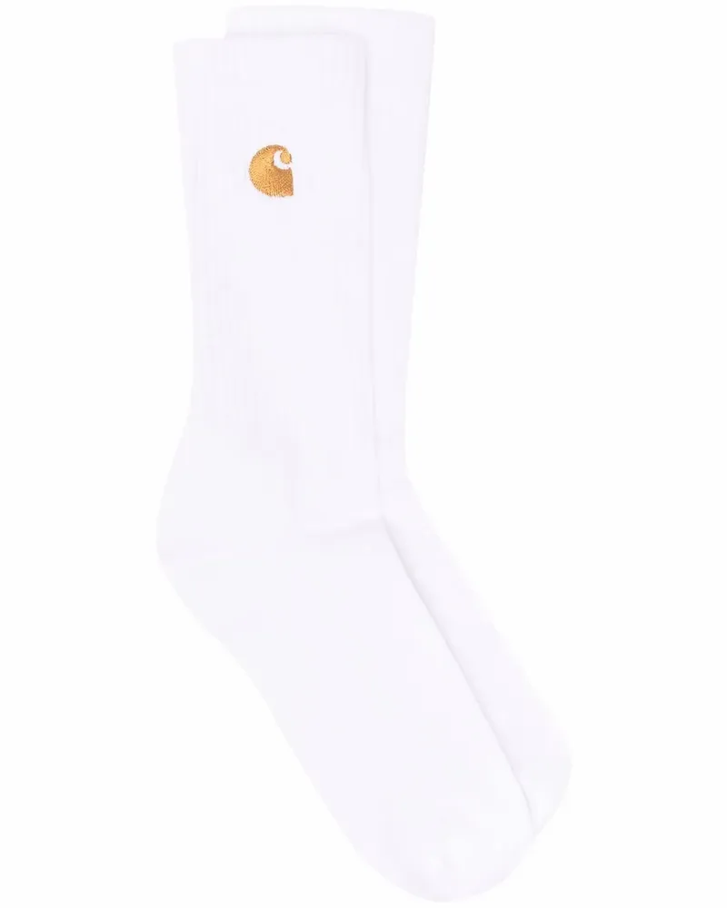 Carhartt WIP Socken mit Logo-Stickerei - Weiß Weiß