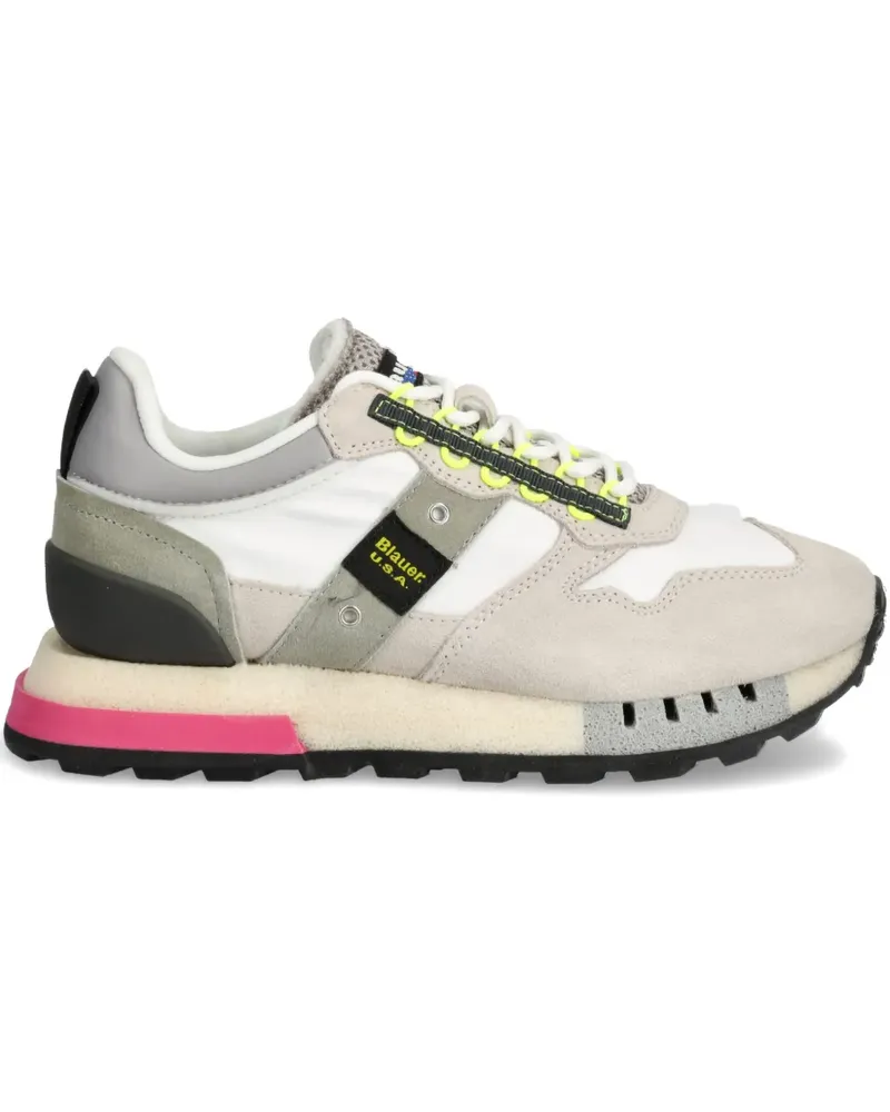Blauer Sneakers mit Kontrasteinsätzen - Nude Nude