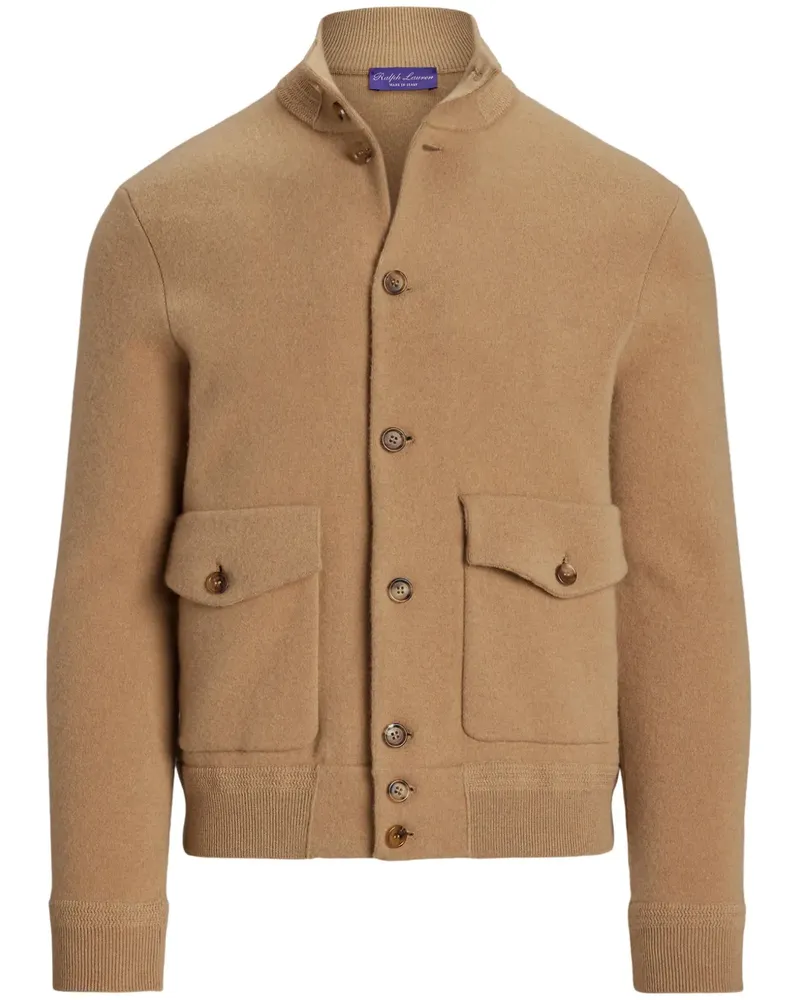 Ralph Lauren Cardigan mit Stehkragen - Nude Nude