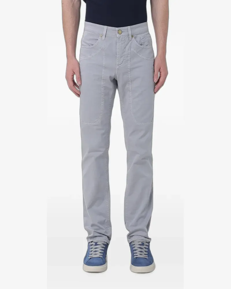 Jeckerson Hose mit Patch-Detail - Grau Grau