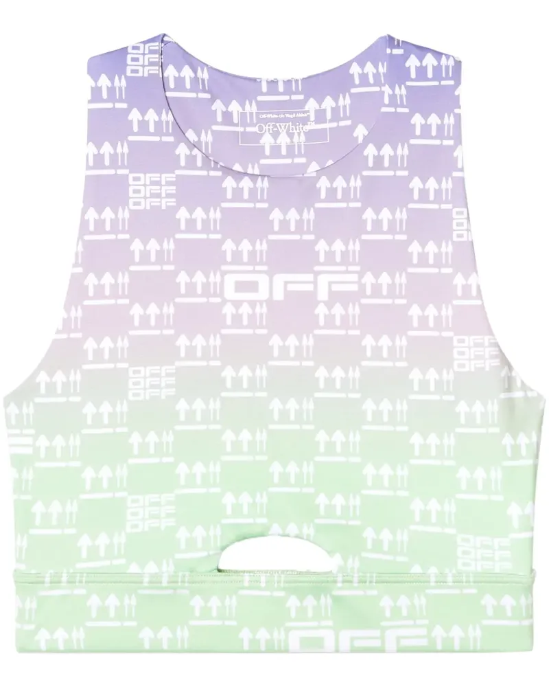 OFF-WHITE Double Arrows Sport-BH - Violett Violett