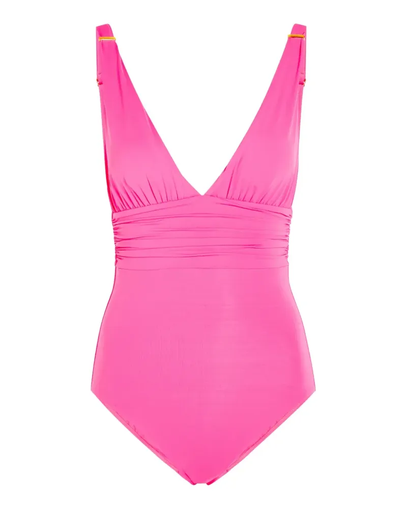 Melissa Odabash Panarea ruched swimsuit - Rosa Rosa
