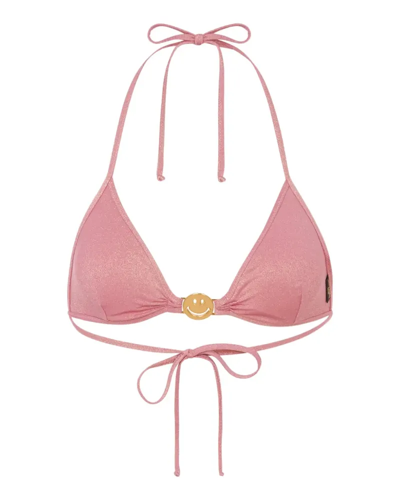 Moschino smiley-detail bikini - Rosa Rosa