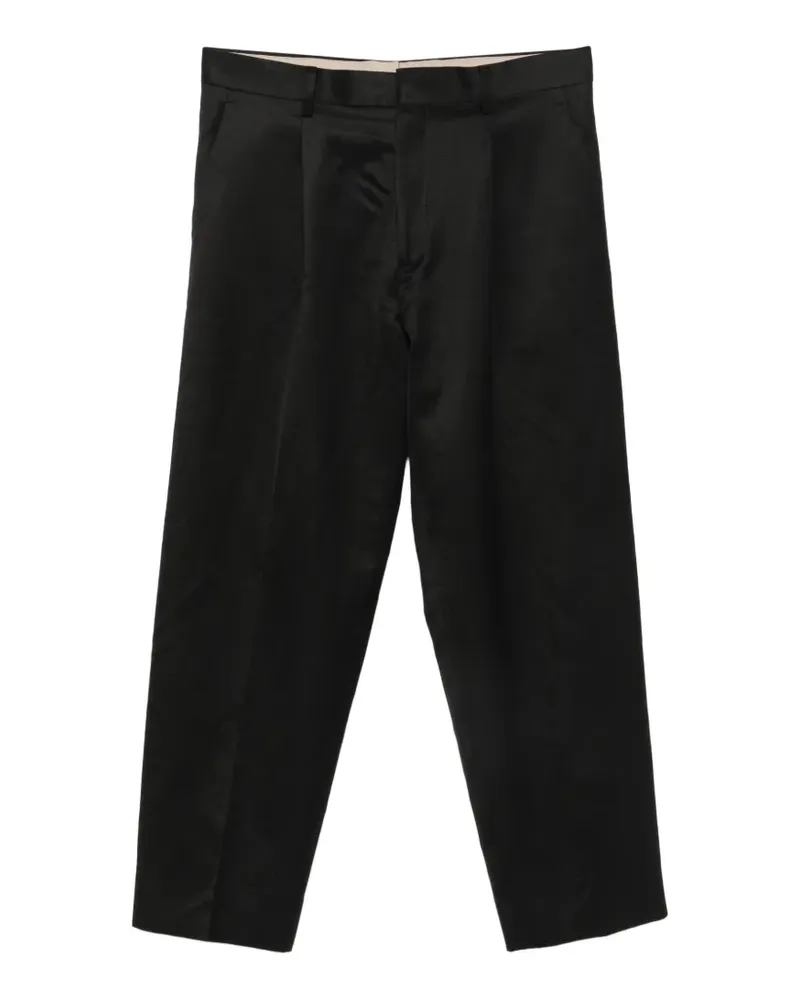 Costumein pleated-design trousers - Schwarz Schwarz