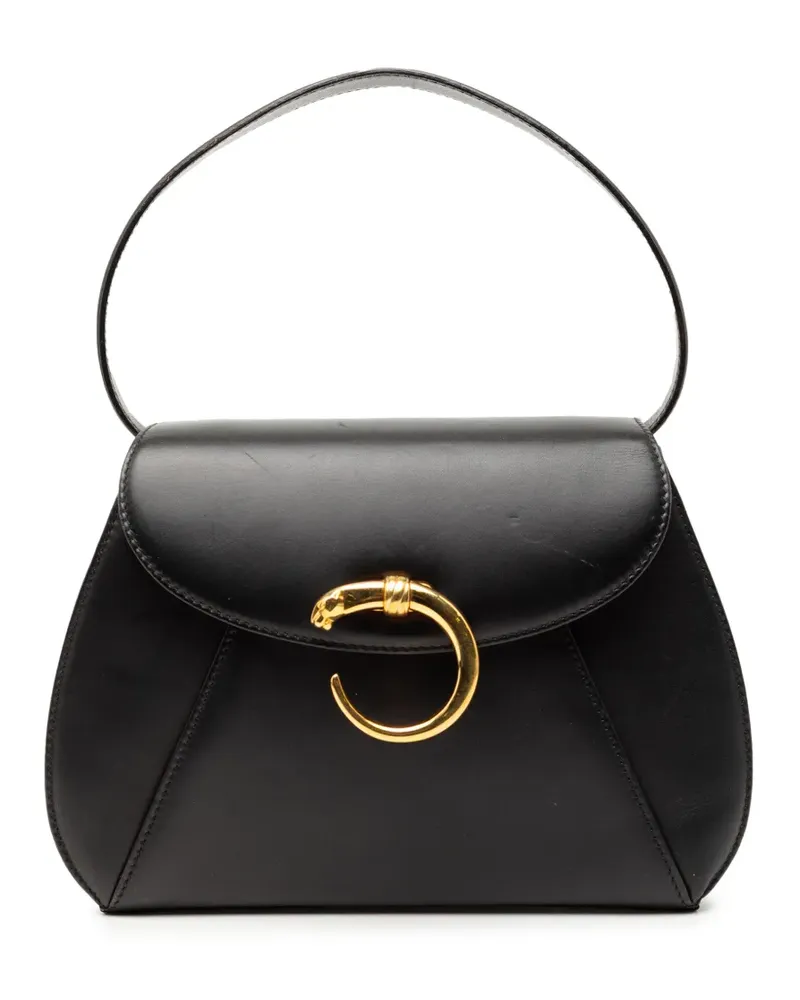 Cartier 20th Century Leather Panthere handbag - Schwarz Schwarz