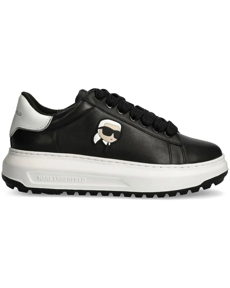 Karl Lagerfeld Ikonik NFT Kapri Sneakers - Schwarz Schwarz