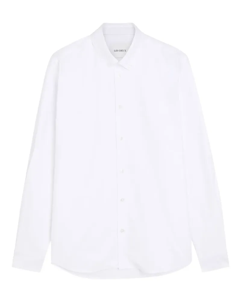 LES DEUX Konrad Oxford button shirt - Weiß Weiß