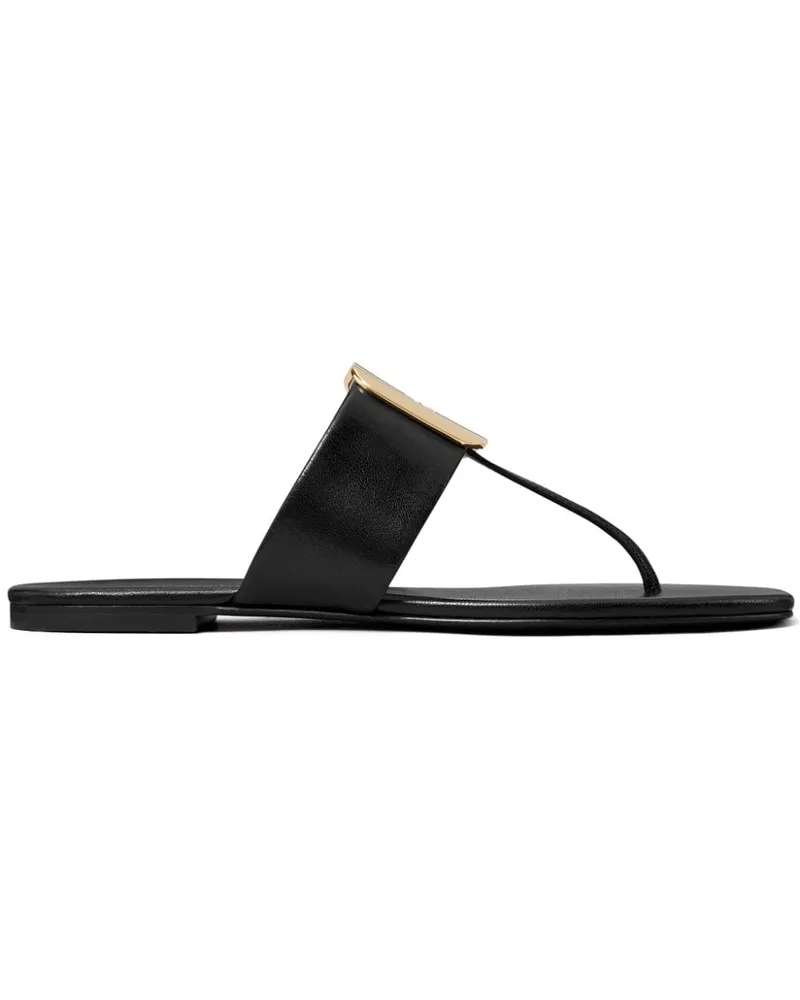 Tory Burch Georgia Flip-Flops Schwarz