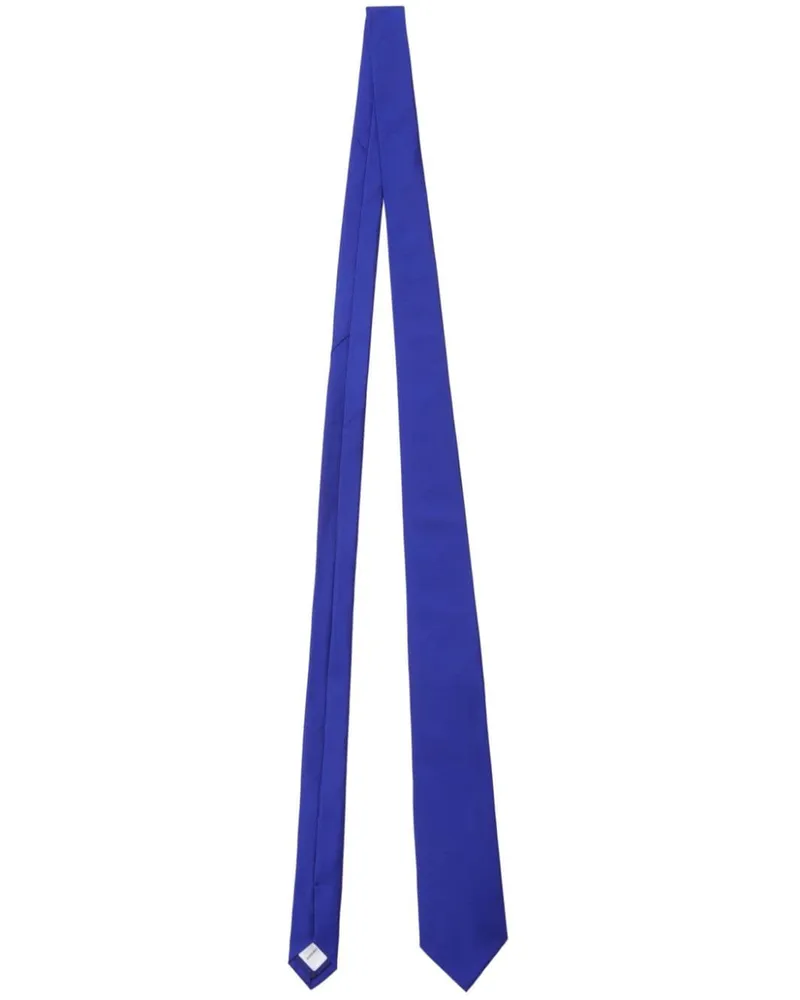 Burberry Krawatte aus Seidensatin - Blau Blau