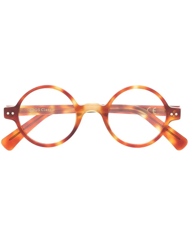 EPOS Palladio Brille mit rundem Gestell - Braun Braun