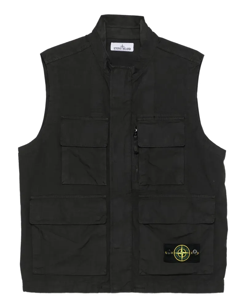 Stone Island multi-pocket vest - Grün Grün