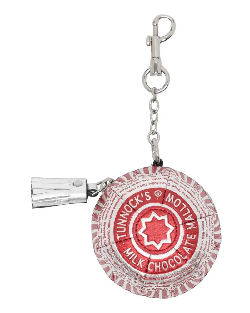 Anya Hindmarch Tunnock's Teekuchenanhänger - Rot Rot