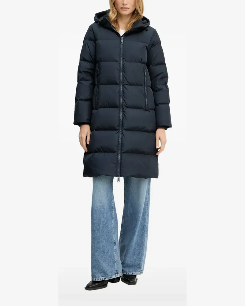 Armani Exchange Kapuzenmantel mit Reißverschluss - Blau Blau