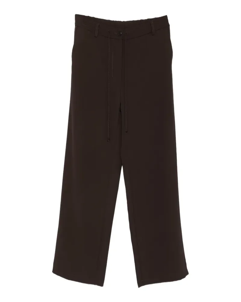 IMPERIAL drawstring wide-leg trousers - Braun Braun