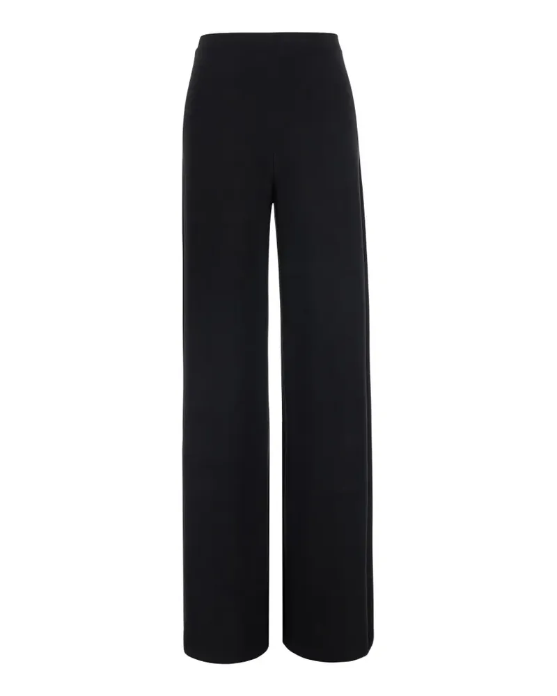 Norma Kamali Bias high-waisted palazzo pants - Schwarz Schwarz