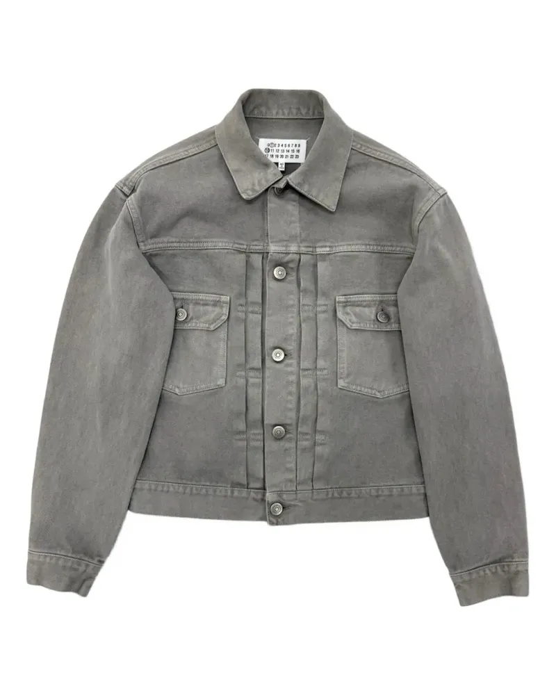 Maison Margiela Ausgeblichene Jeansjacke - Grau Grau