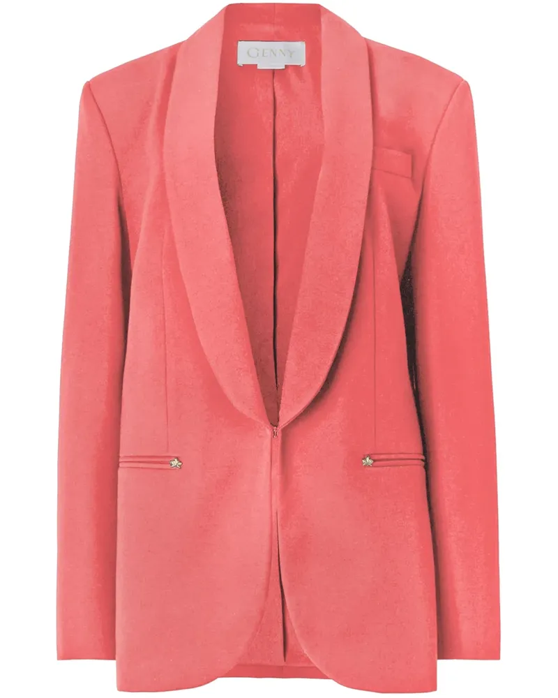 Genny Blazer mit Schalkragen - Rosa Rosa