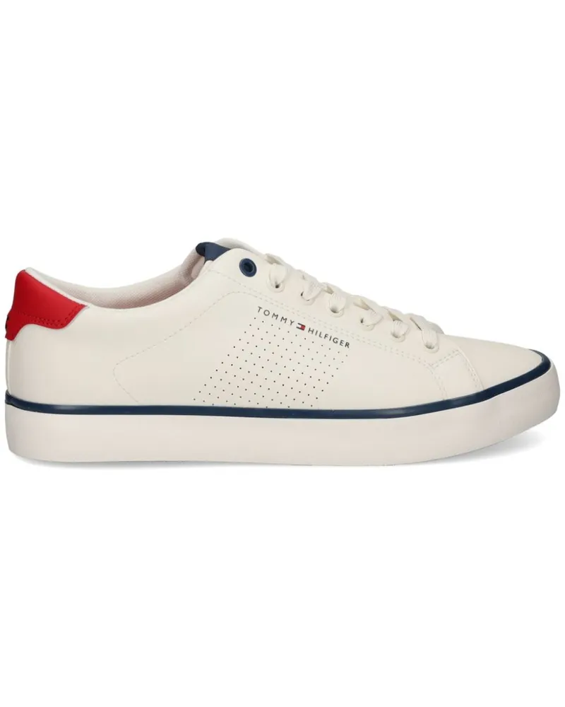 Tommy Hilfiger Sneakers mit Logo-Print - Weiß Weiß