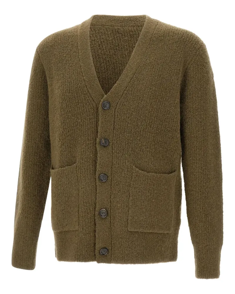 Paolo Pecora Milano Cardigan mit aufgesetzten Taschen - Grün Grün