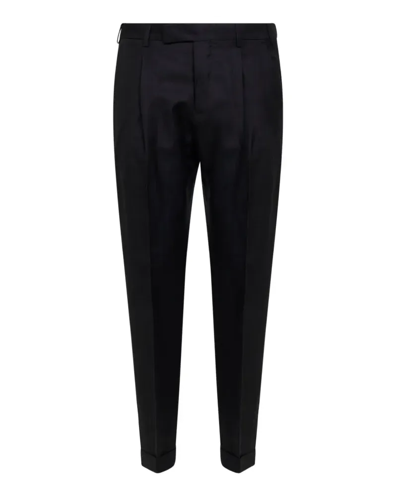 PT TORINO pleated trousers - Schwarz Schwarz