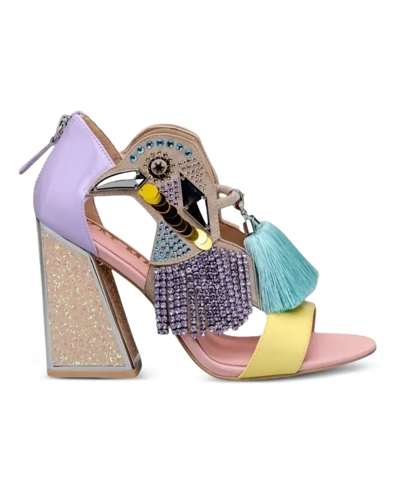 Kat Maconie Sandalen mit Vogelverzierung - Violett Violett