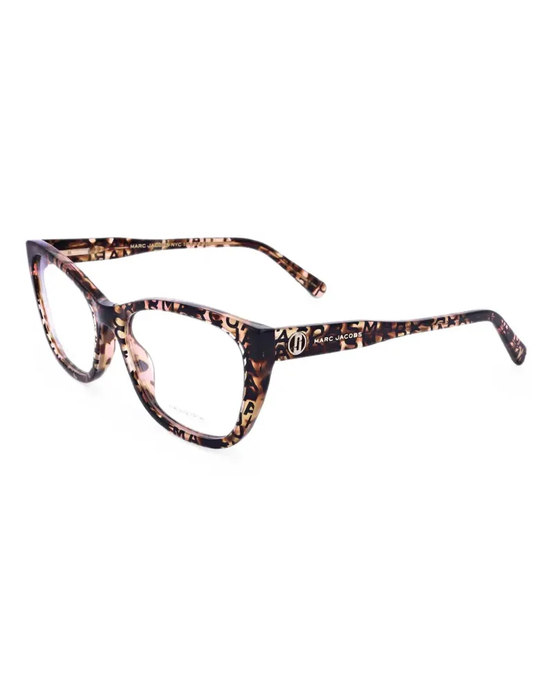 Marc Jacobs Cat-Eye-Brille in Schildpattoptik - Braun Braun