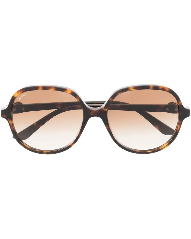Cartier CT0350S Oversized-Sonnenbrille - Braun Braun