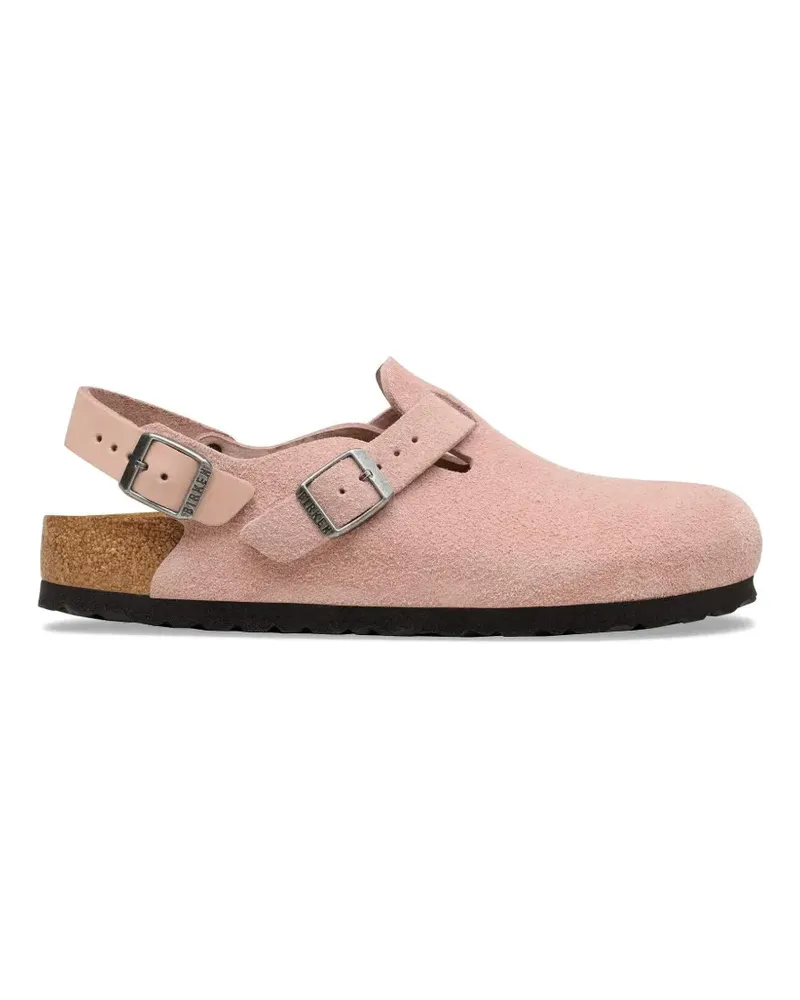 Birkenstock Tokio buckle-fastening suede mules - Rosa Rosa