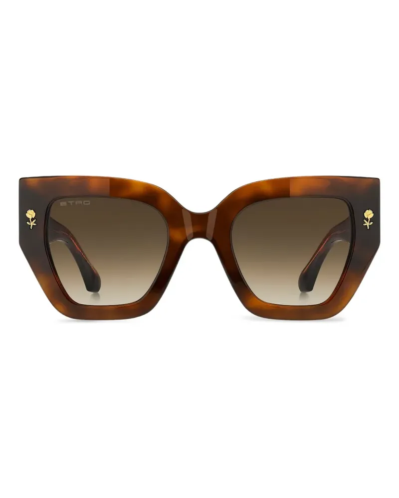 Etro Sonnenbrille mit Cat-Eye-Gestell - Braun Braun