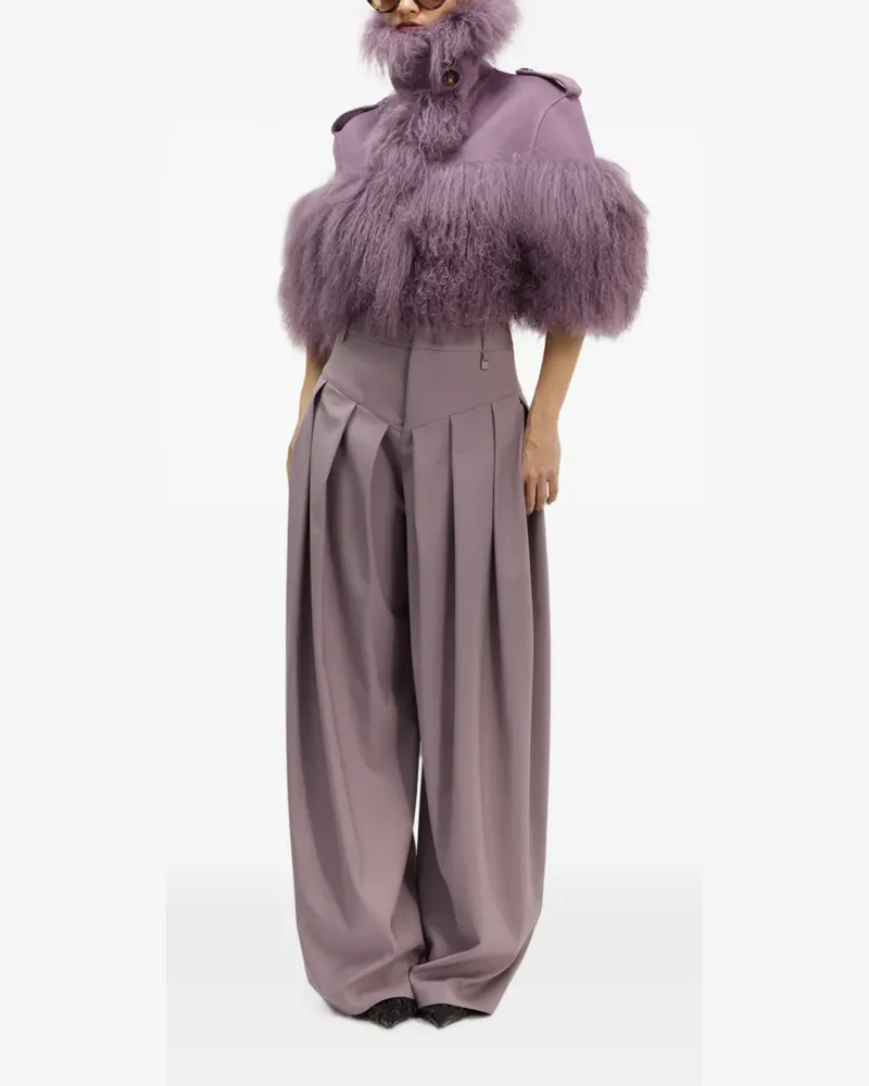 Giuseppe di Morabito Hose mit hohem Bund - Violett Violett